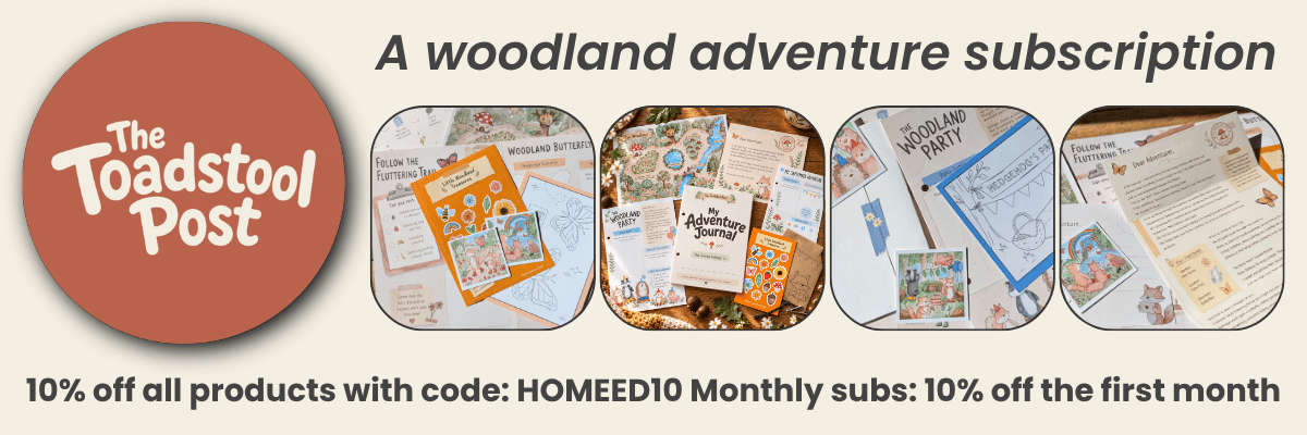 The Toadstool Post discount: a monthly woodland adventure through the letterbox