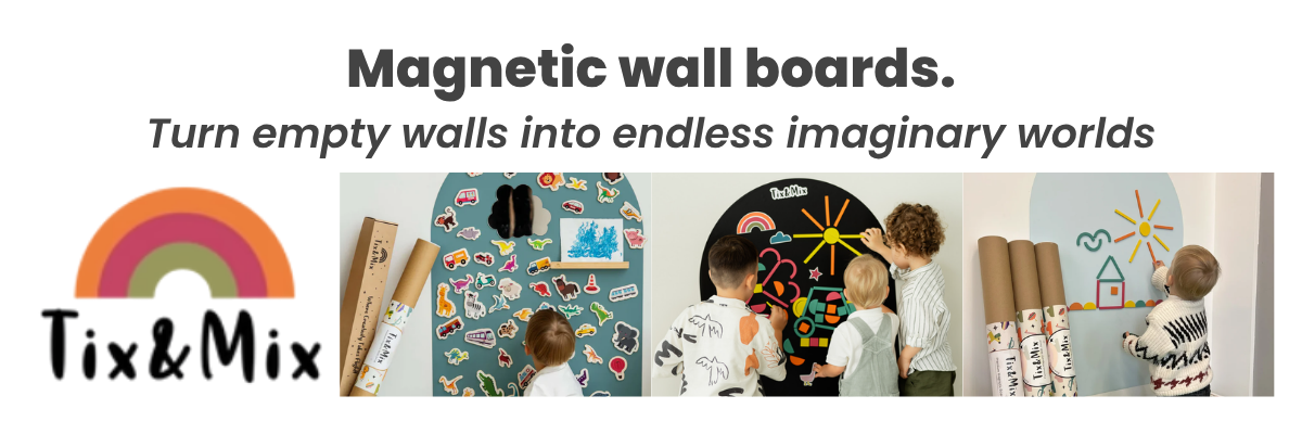 Tix & Mix magnetic wall boards