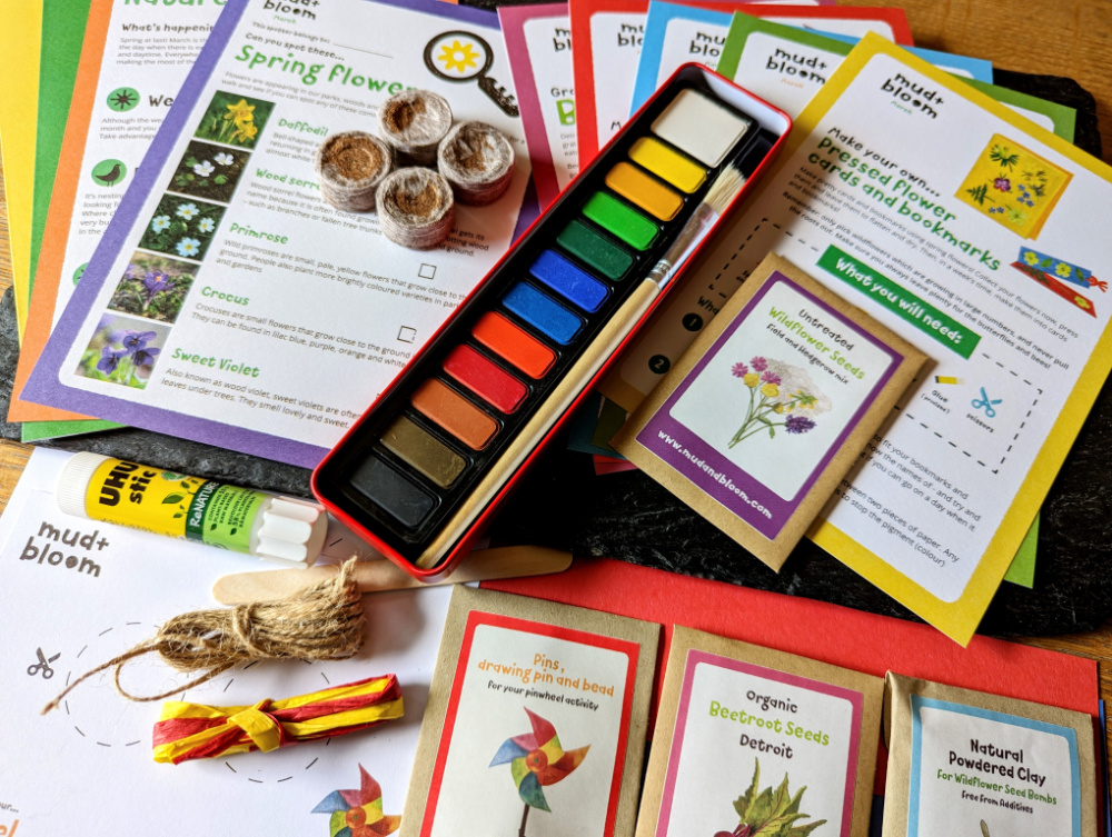 Mud & Bloom box March contents