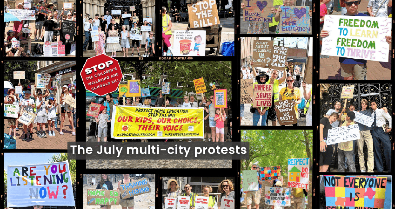 Stop the Children’s Wellbeing and Schools Bill: Protests Across England