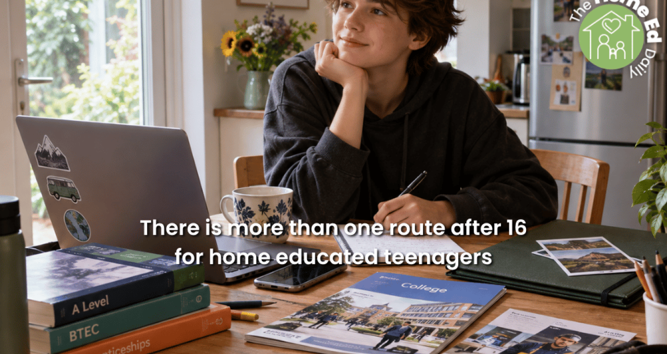 There is more than one route after 16 for home educated teenagers There is more than one route after 16 for home educated teenagers