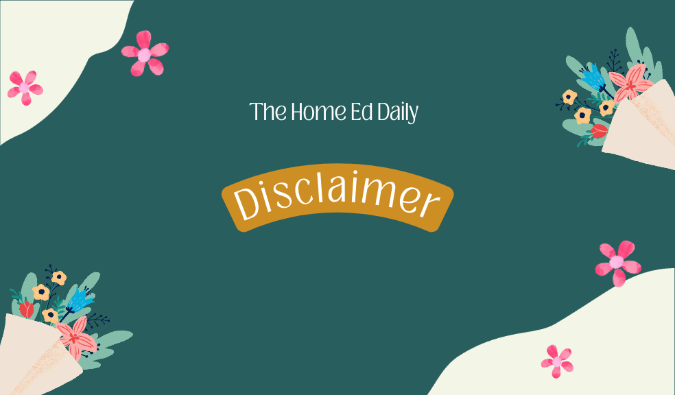 the home ed daily advertising disclaimer