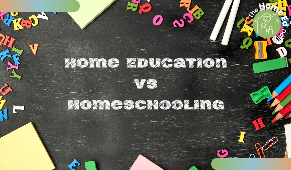 Home Education vs Homeschooling What's the difference?