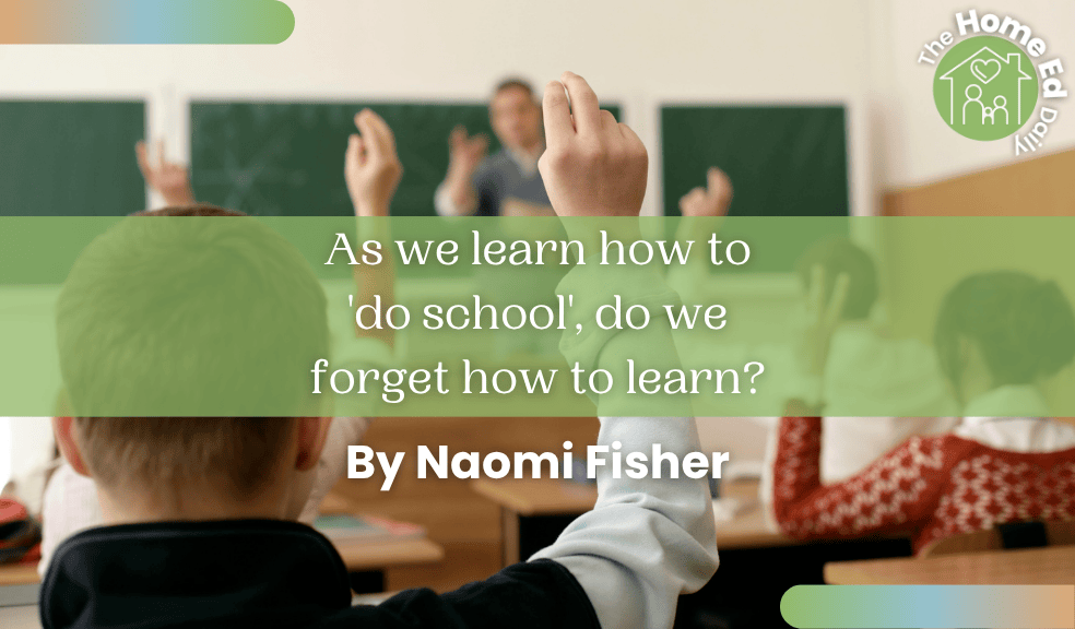 What did you learn at school today? By Naomi Fisher What did you learn at school today? By Naomi Fisher