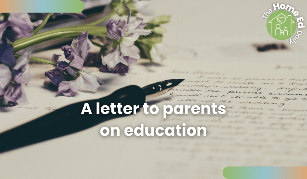 A letter to parents on education by Ross Mountney A letter to parents on education by Ross Mountney