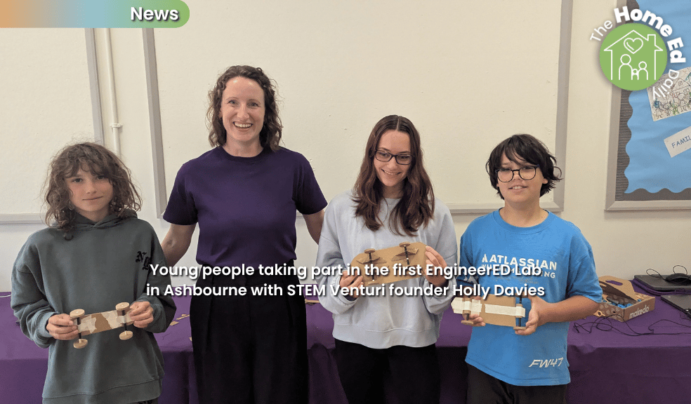 Young people taking part in the first EngineerED Lab in Ashbourne with STEM Venturi founder Holly Davies Young people taking part in the first EngineerED Lab in Ashbourne with STEM Venturi founder Holly Da