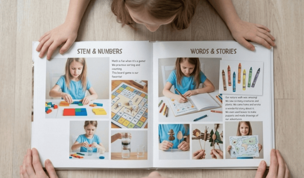 How to Create a Home Education Portfolio with a Personalised Photo Book