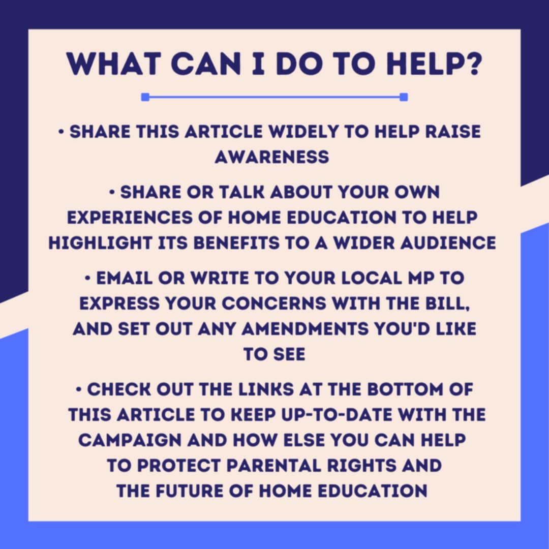 The Children’s Wellbeing and Schools Bill: What can I do to help?