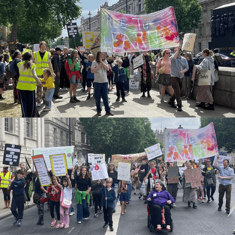 March for Children: Families oppose the Children’s Wellbeing and Schools Bill
