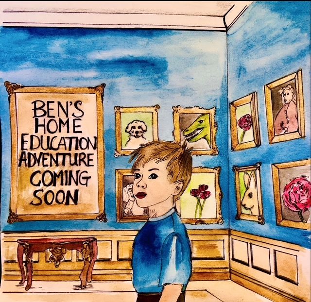 Ben’s Home Education Adventure: A Picture Book About School Anxiety and EBSA