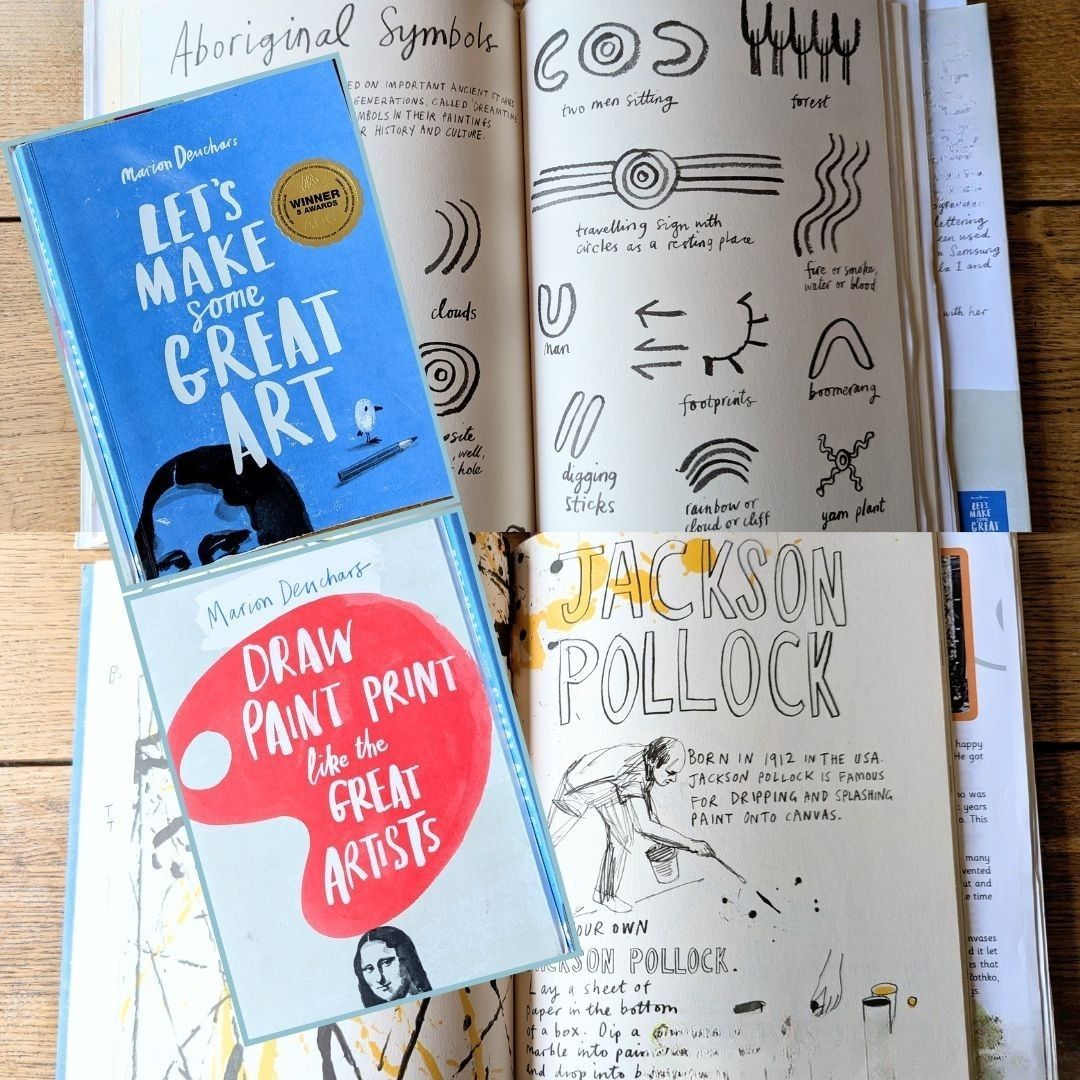 ‘Let's Make Some Great Art’ & ‘Draw Paint Print like the Great Artists’ by Marion Deuchars