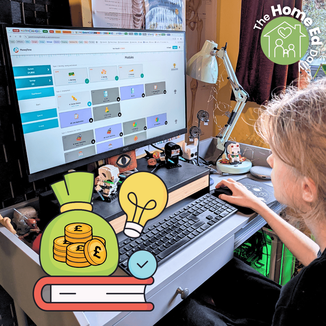 MoneyTime financial literacy for kids review | The Home Ed Daily