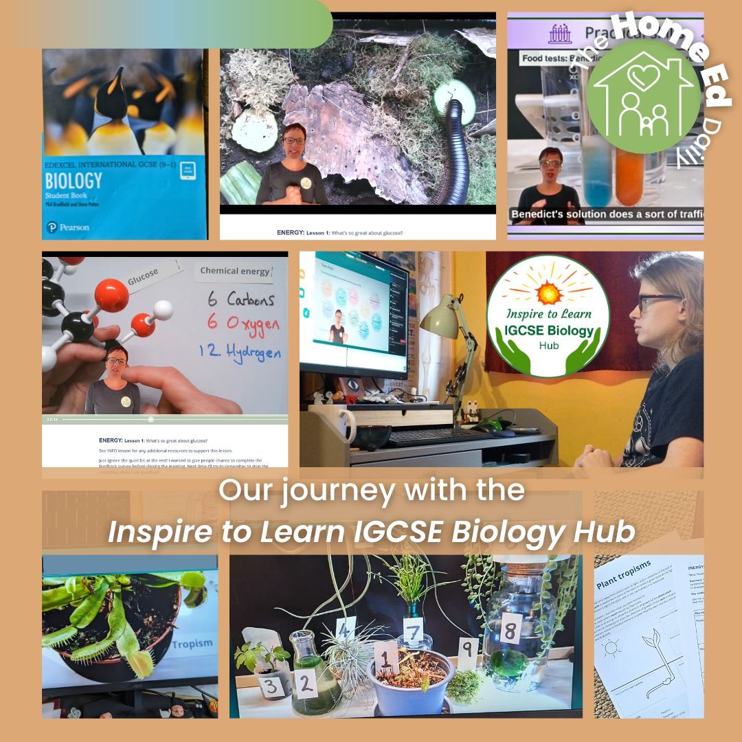 Our home education journey with the Sparking STEM Inspire to Learn IGCSE Biology Hub