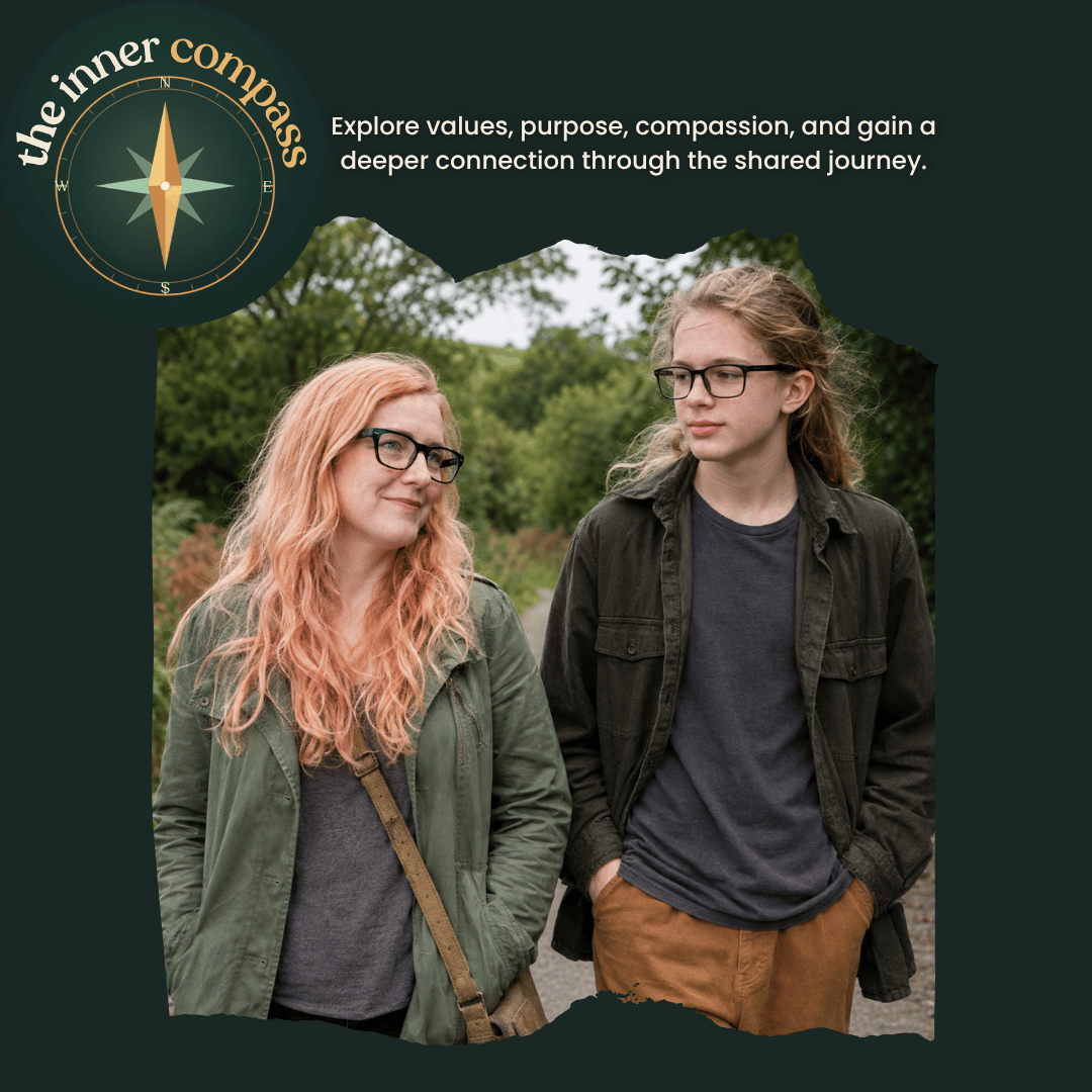 The Inner Compass, a nine-month parent and teen programme for home educating families. Includes a free taster and 20% Home Ed Daily discount.