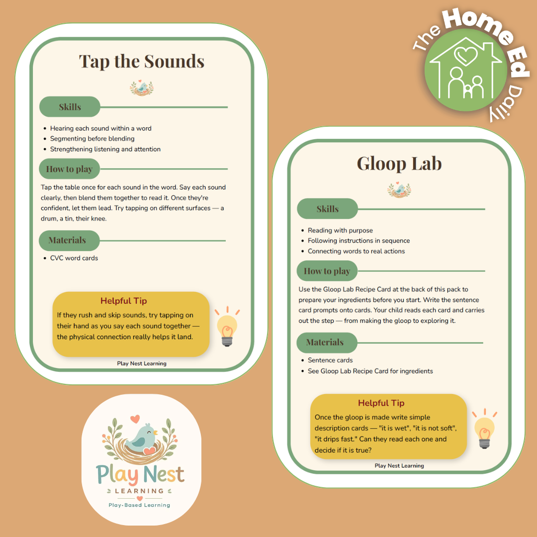 Play Nest Learning review: playful reading, writing and maths at home