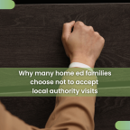 Are local authority visits compulsory for homeschooling families?
