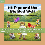118 Pigs and the Big Bad Wolf book review: An investigation into the chemical elements by Dr Michael Tebboth 118 Pigs and the Big Bad Wolf book review by Dr Michael Tebboth