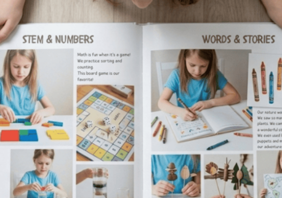 How to Create a Home Education Portfolio with a Personalised Photo Book