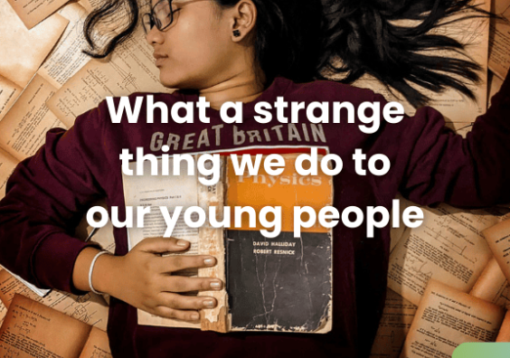 Exams are very strange by Naomi Fisher Exams are very strange by Naomi Fisher